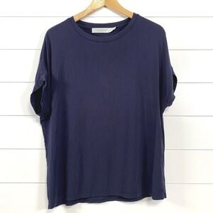 Contemporaine Shirt Womens XS Modal Spandex‎ Short Sleeve Casual Soft Top